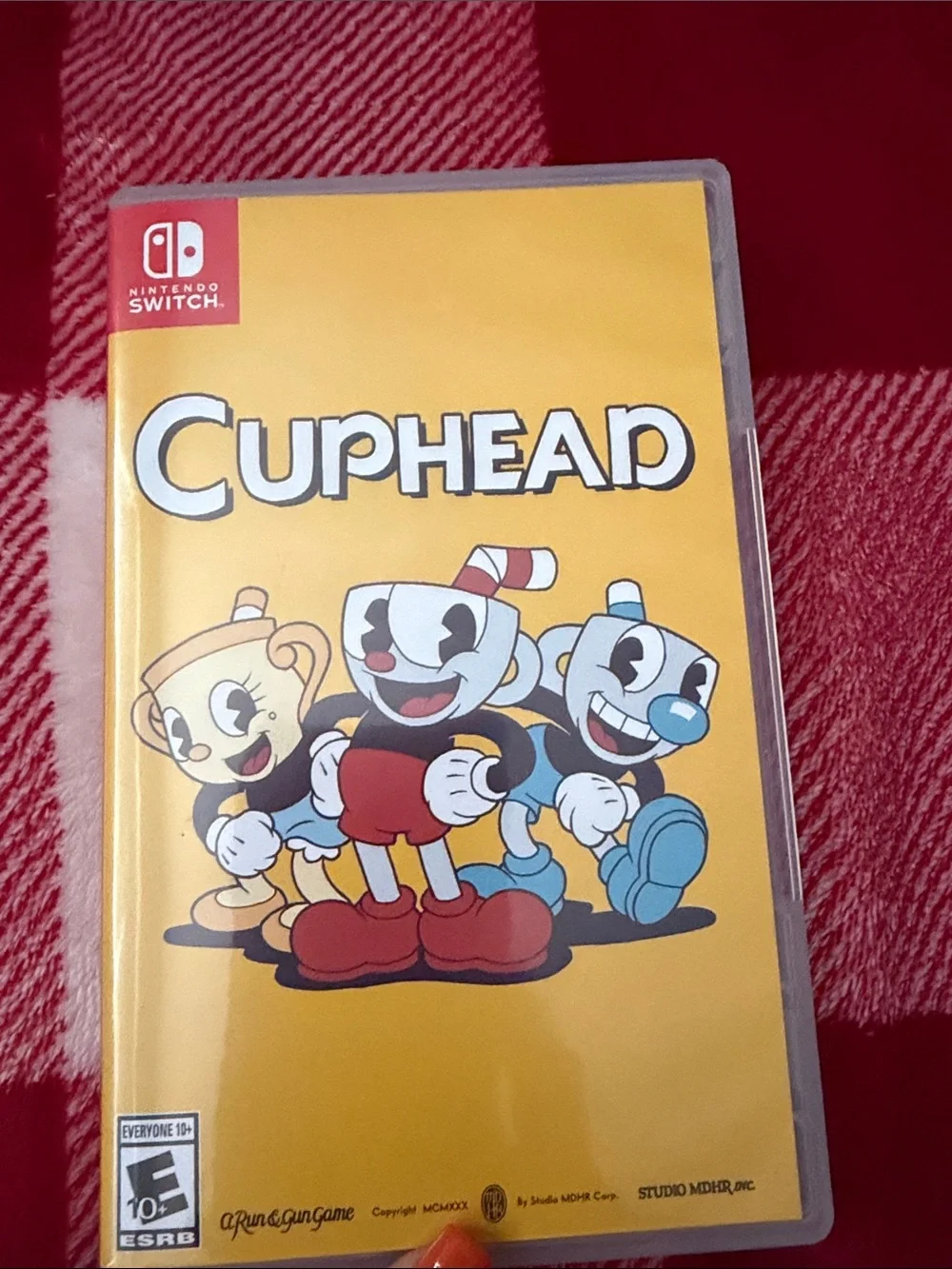 Nintendo Switch Cuphead Game - Yellow Cover